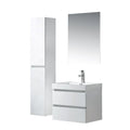 Wall-Hung Single-Sink Bathroom Vanity With Resin Top, 24 in. Y415658