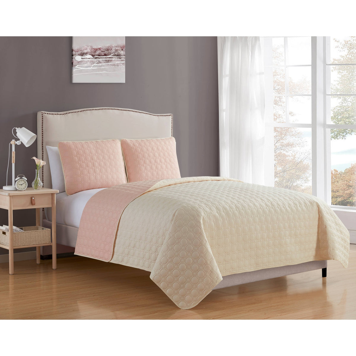 Reversible 3-Piece Quilt Set King V325594