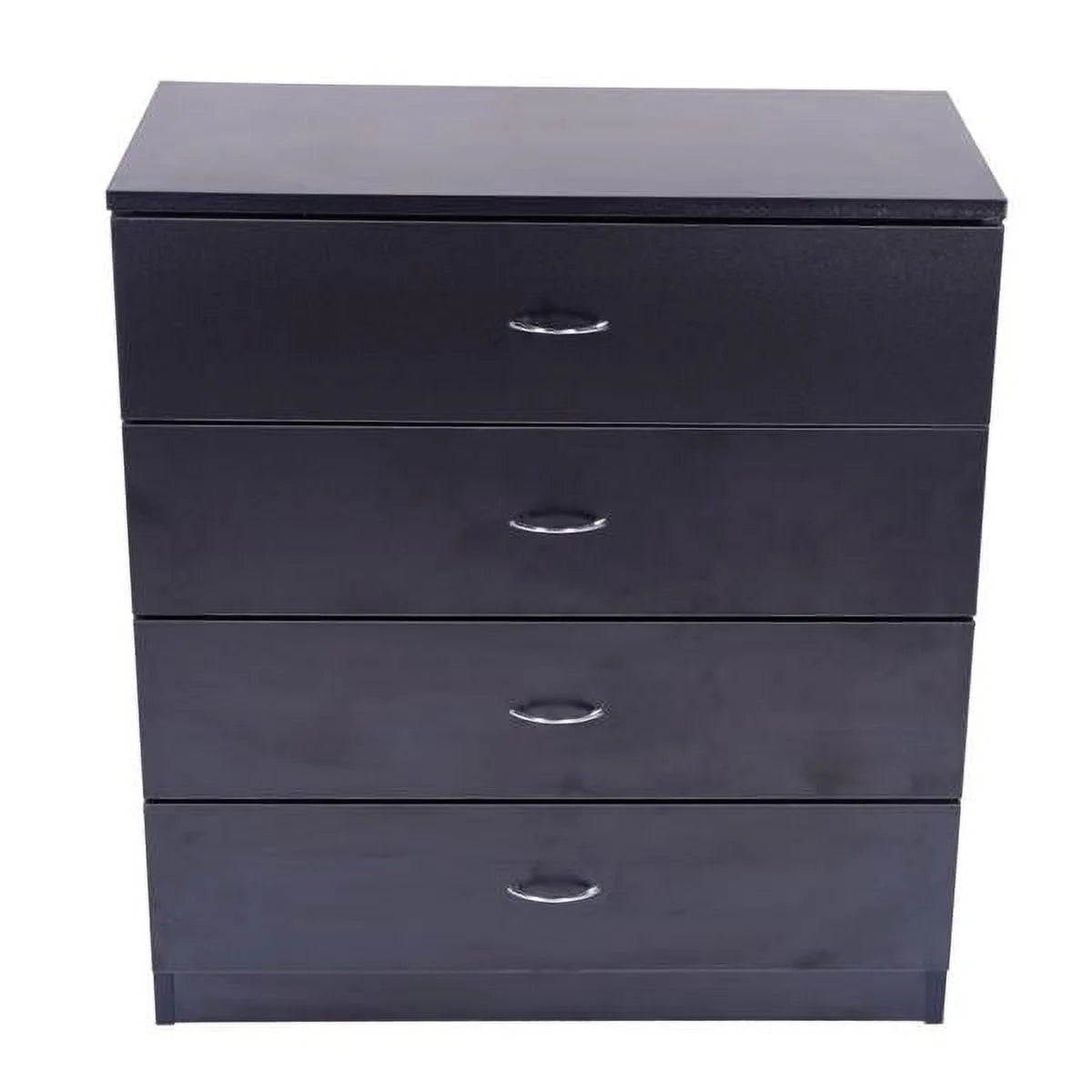 4 Drawer Black Nightstand J572652
