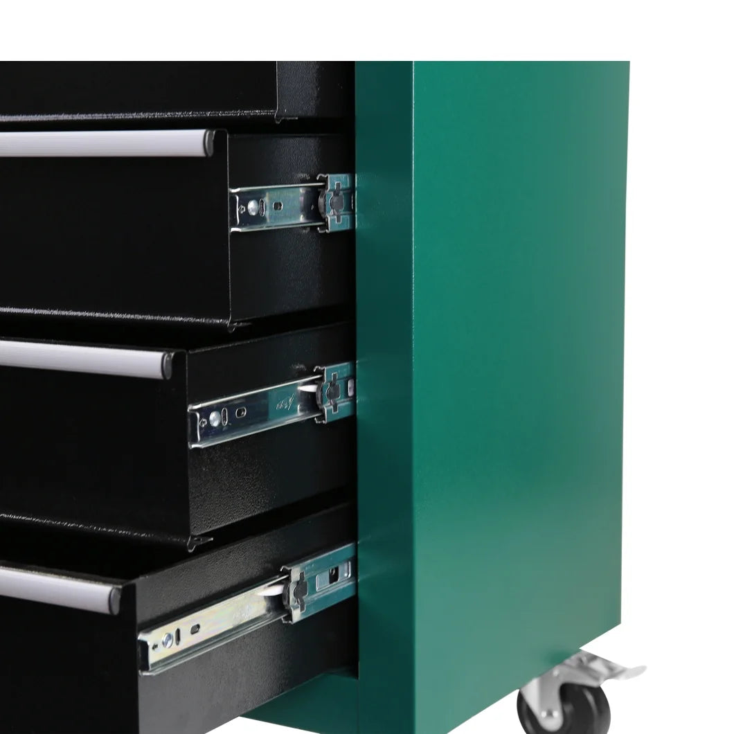 Blue 5 Drawers Rolling Tool Chest with Wheels Y2683