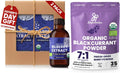 USDA Organic Wild Bilberry Liquid Extract and Black Currant Powder V82545