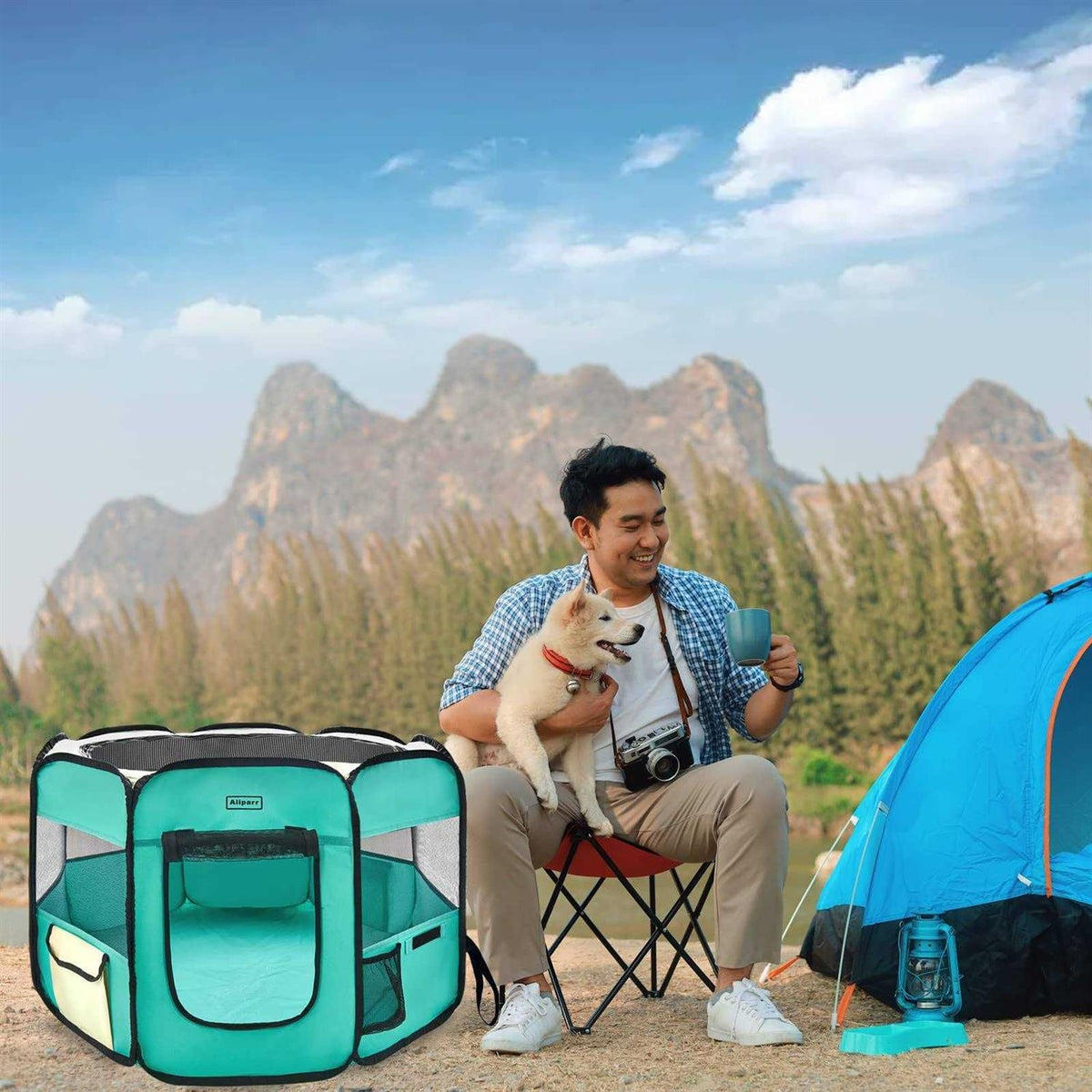 Portable Foldable Pet Playpen S9698