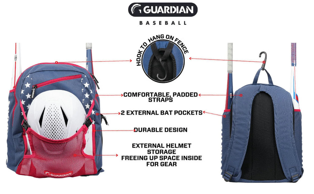 Youth Baseball Bag Holds Two Bats F634633