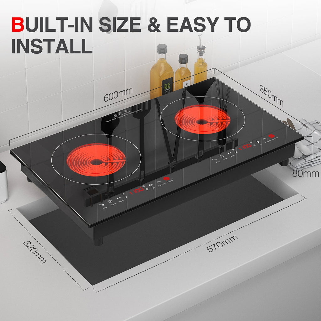 24 Inch 2400W Electric Ceramic Cooktop V190792