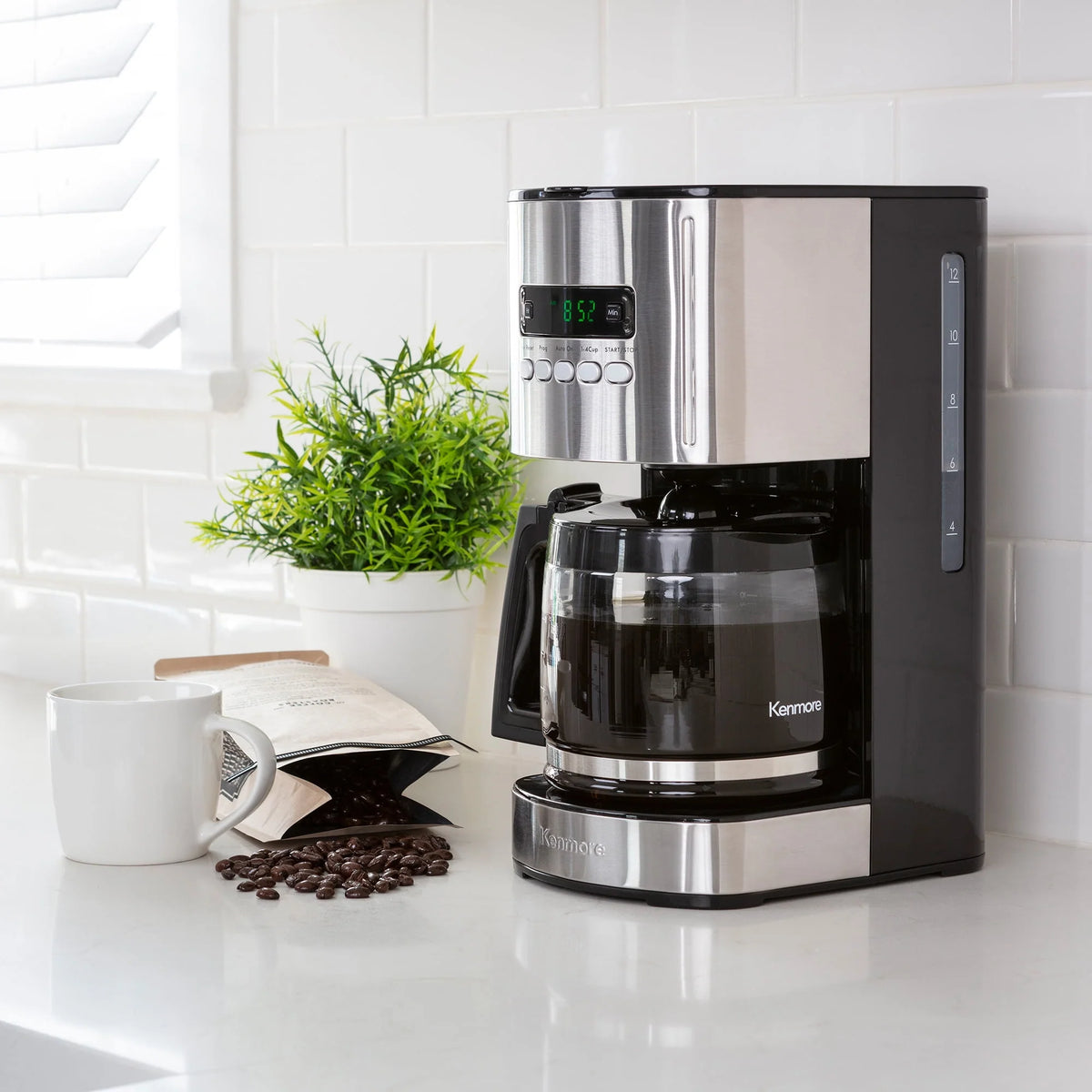 1.8L 12-Cup Programmable Drip Coffee Maker S65586