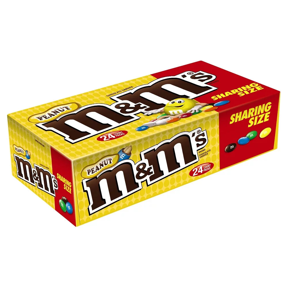 Peanut Chocolate Candy Sharing Size 3.27 Oz. 24 Ct. J87074