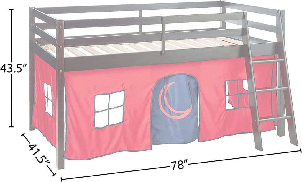 Wood Bunk Bed with Storage N437082