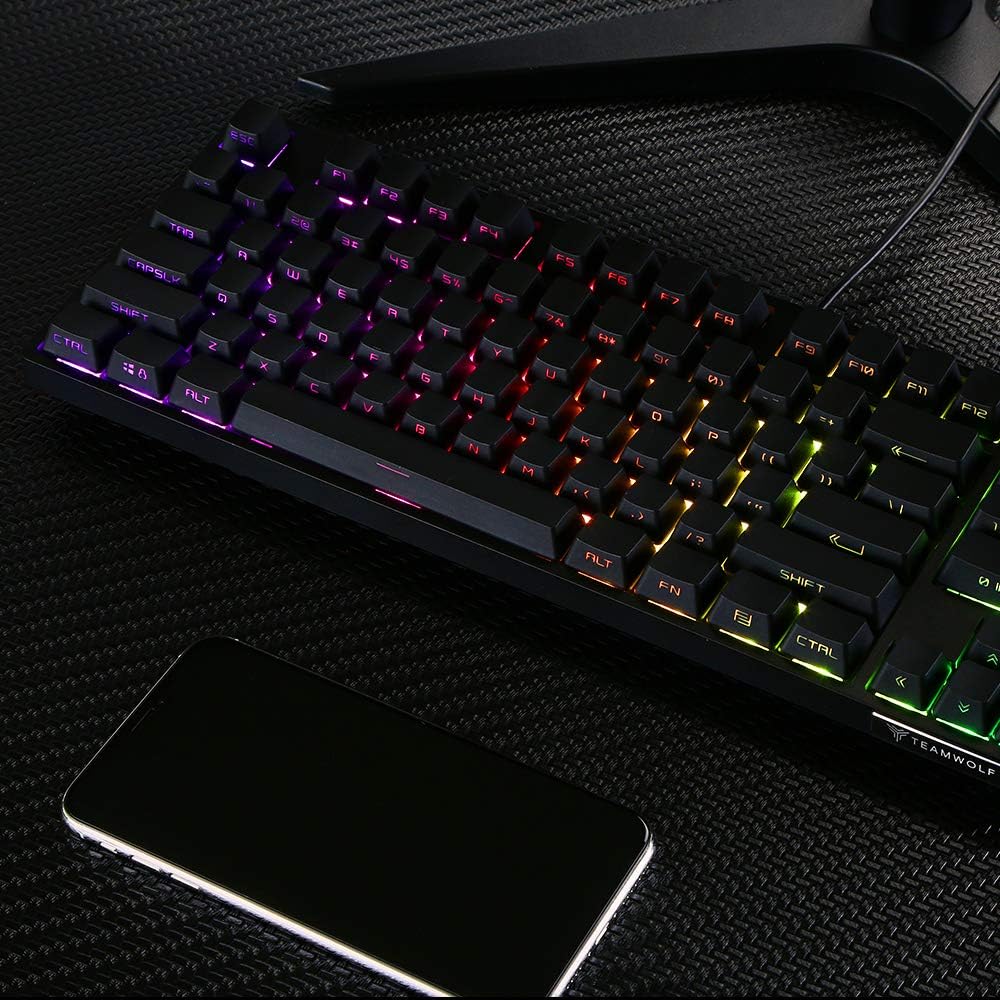 89 Keys Mechanical Gaming Keyboard with Cherry MX Blue Switch E121