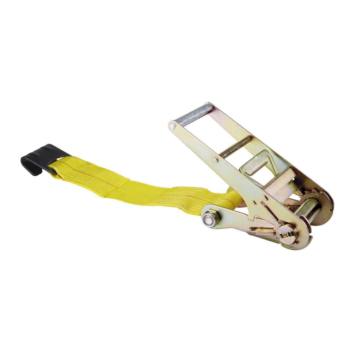 4 in. x 27 ft. Ratcheting Cargo Strap with Flat Hook I766