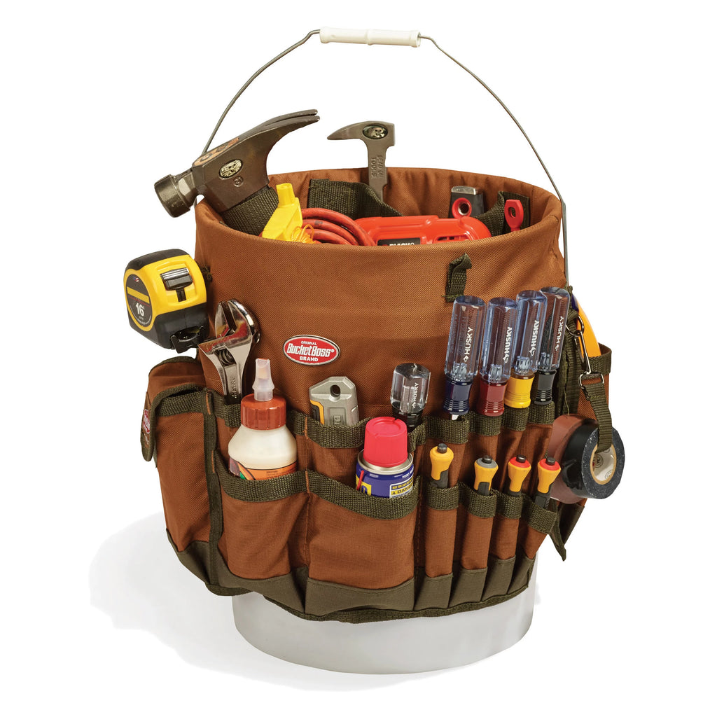 Brown Bucket Tool Organizer R857