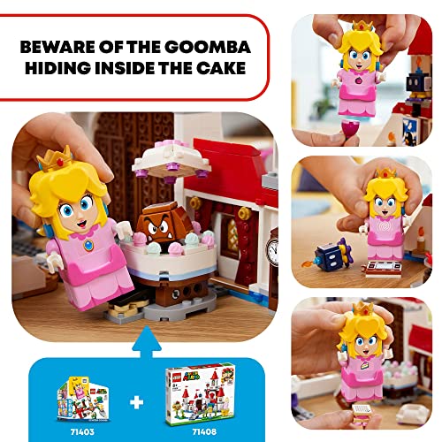 Buildable Game Toy with Time Block Plus Bowser and Toadette Figures R6539