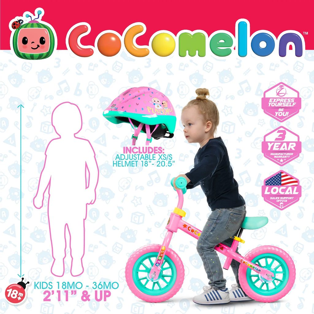Blue Adjustable Lightweight Toddler Balance Bike K340489