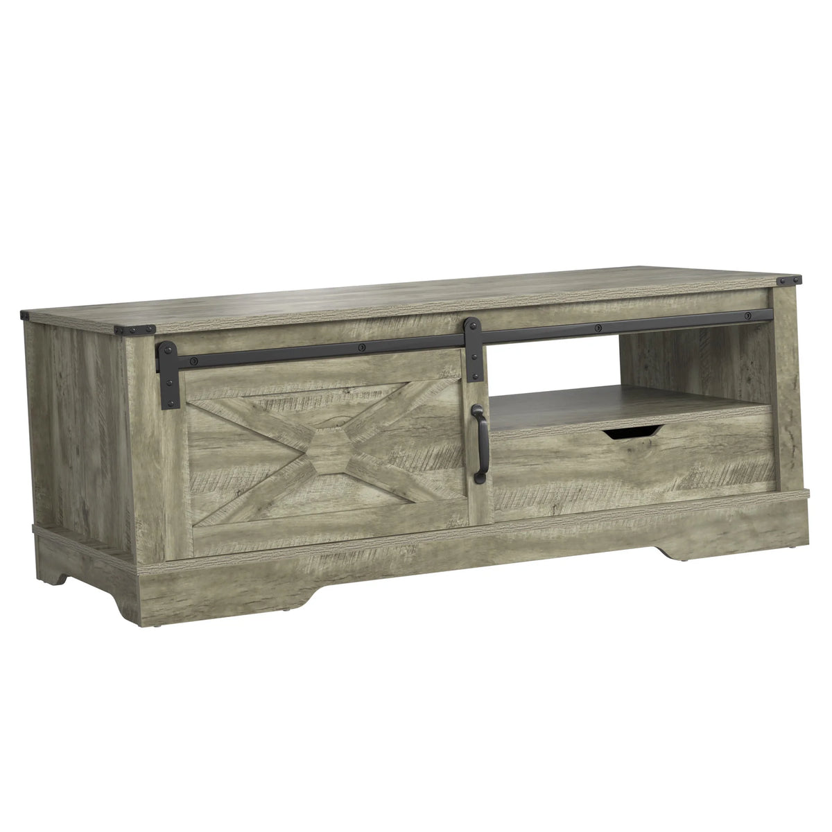 Light Gray Rectangular Coffee Table A147