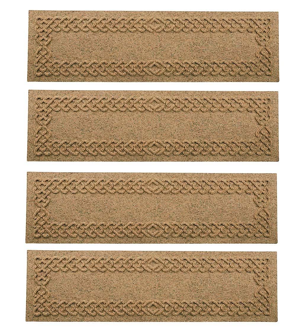 Waterhog Cable Weave Stair Tread Mats, Set of 4 M13090
