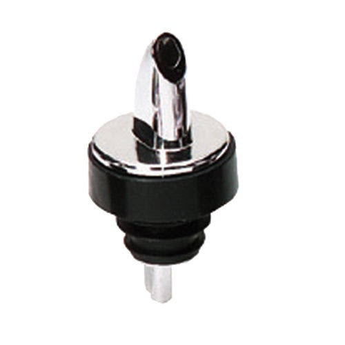 Chrome/Black Free Flow Pourer Y1683