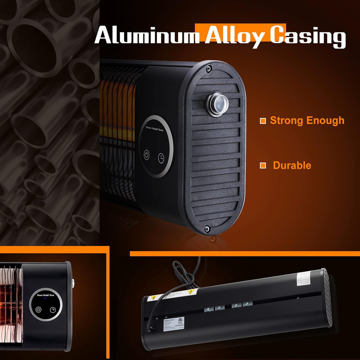 1500W Electric Infrared Patio Heater A710919