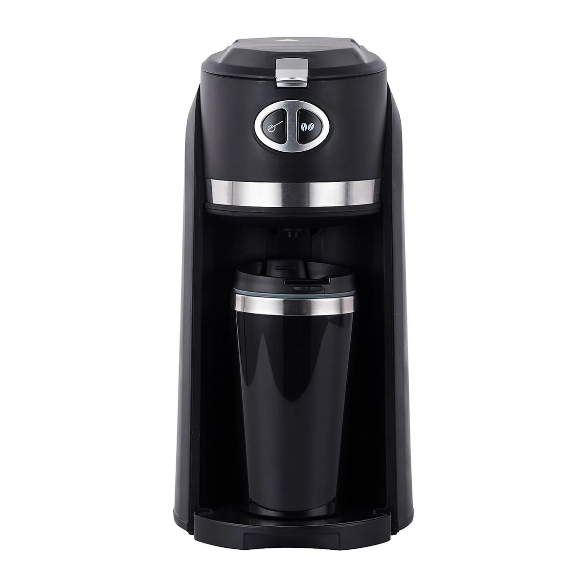 3-Cup Grind-And-Brew Coffee Maker with Travel Mug Black S1456