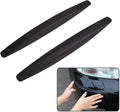 Car Front Rear Bumper Protector Anti-Collision Rubber Strips Pack of 2 White L71616