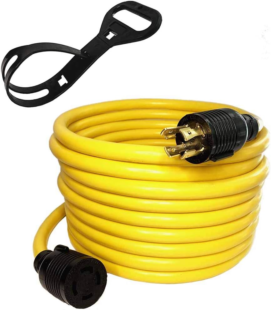 40Ft 30 Amp 125/250V 4 Prong Generator Extension Power Cord O4500