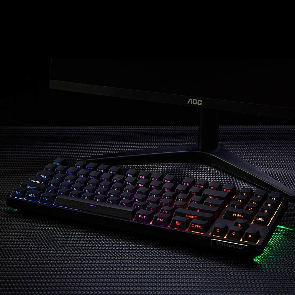 89 Keys Mechanical Gaming Keyboard with Cherry MX Blue Switch E121