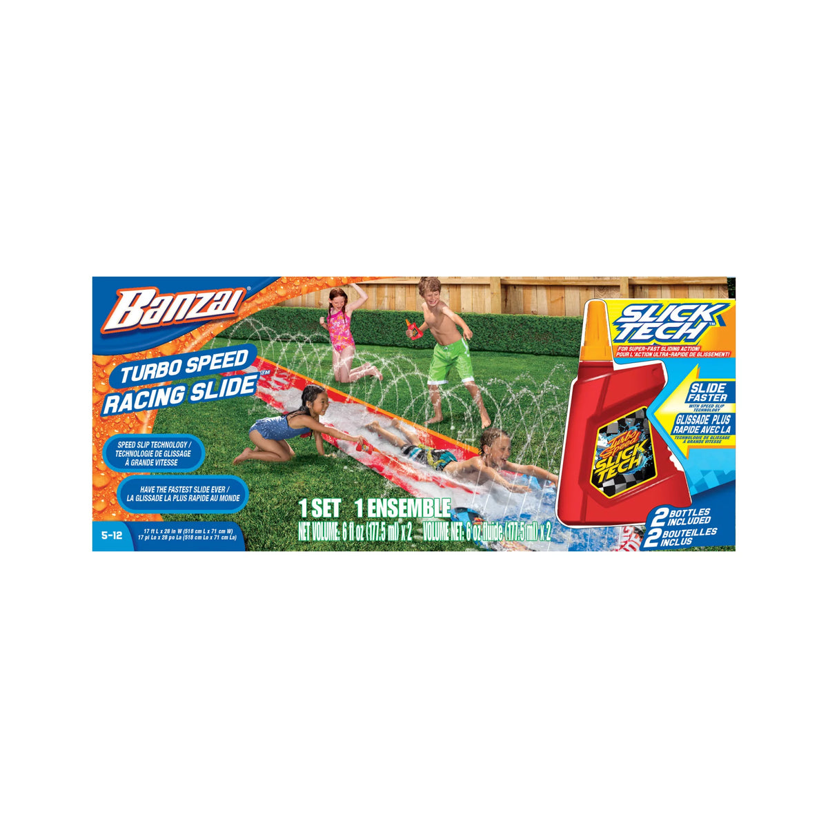 Inflatable Racing Slide 17 ft x 28 in X324