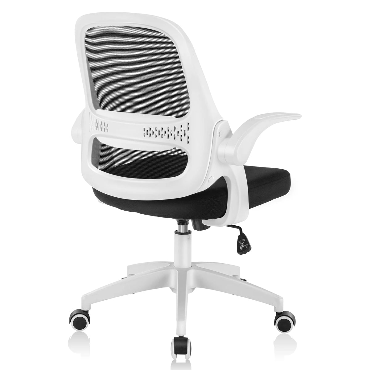 Black Office Chair with Flip-up Armrests S8700