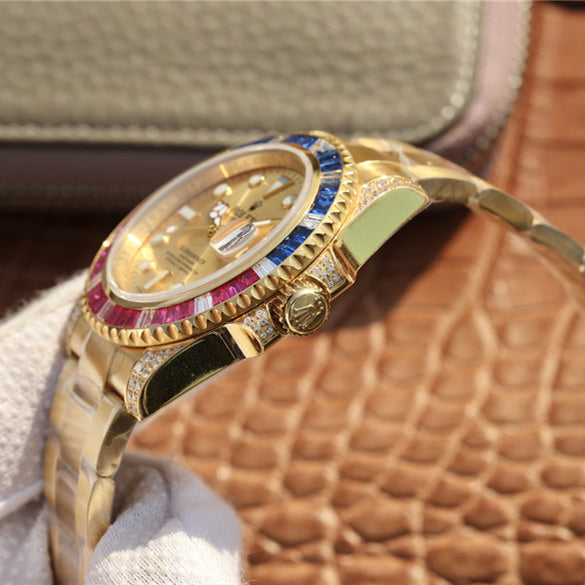 Golden Blue Red Diamond 40mm U73178