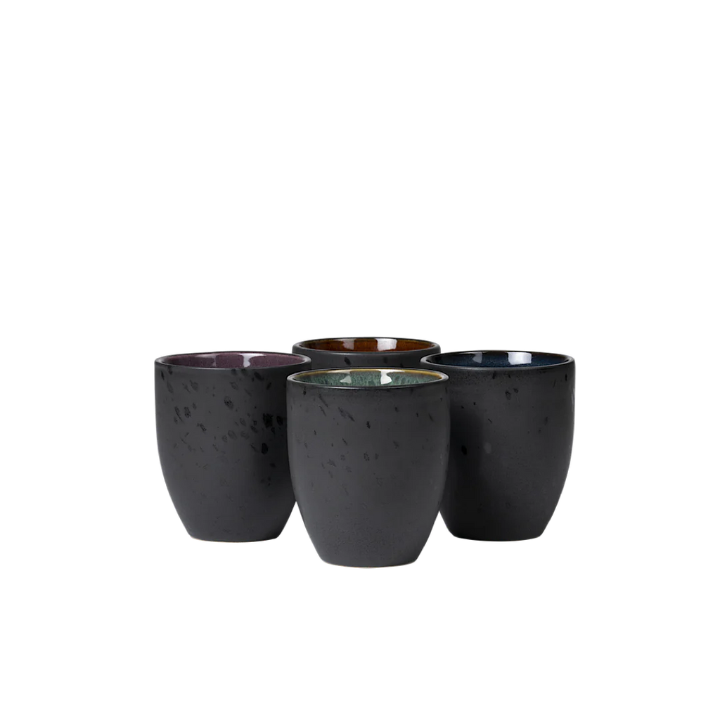 Stoneware Thermo Mug 0.27 l 4 Pcs O4464