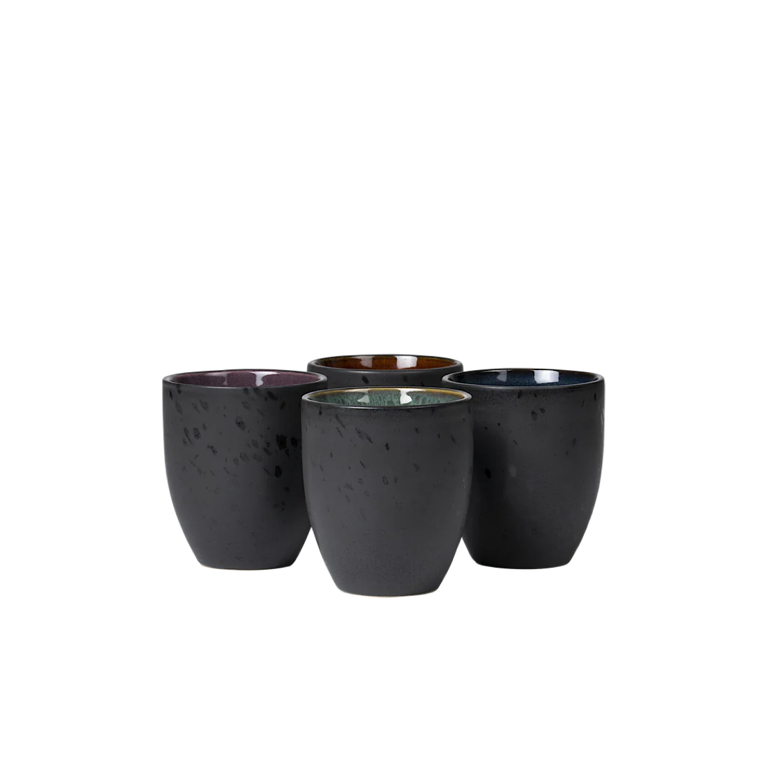 Stoneware Thermo Mug 0.27 l 4 Pcs O4464