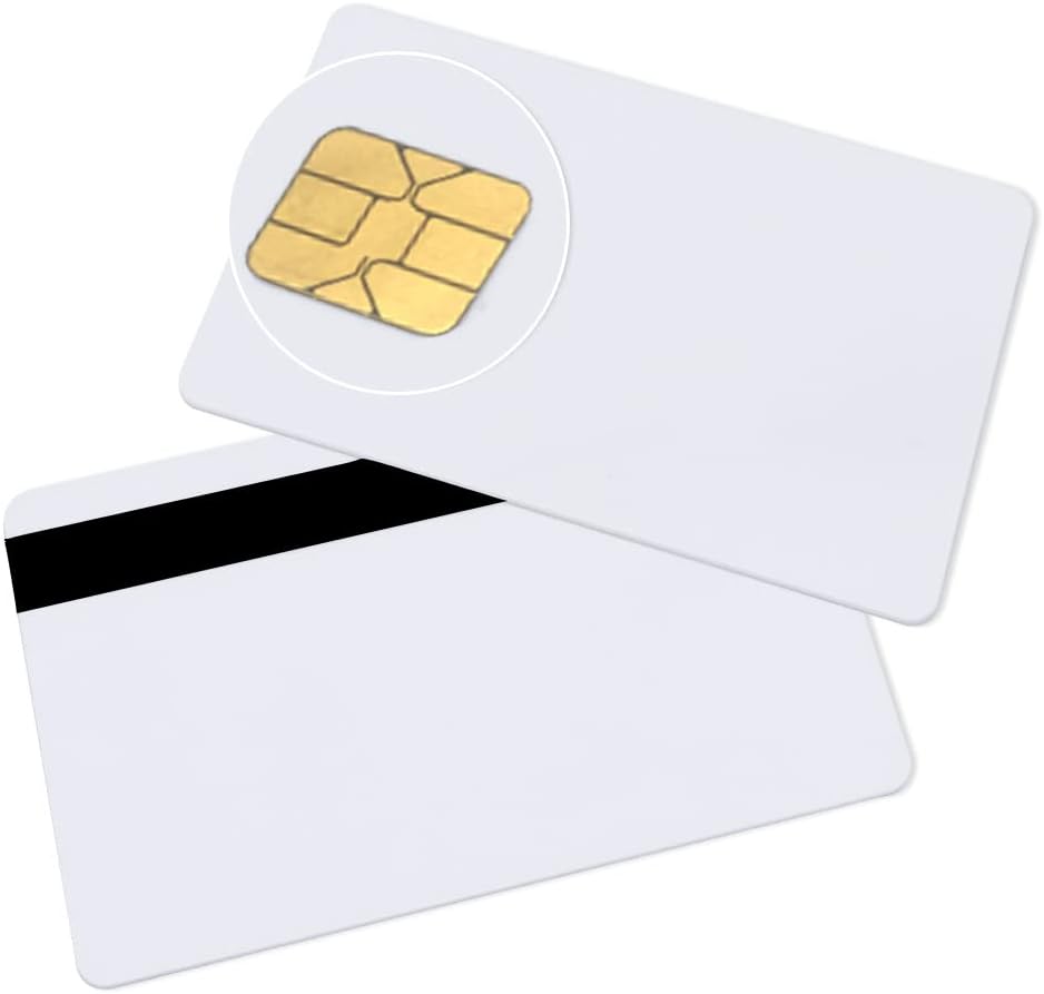 Java Card 80K EEPROM Smart Chip Card with Magnetic Stripe 3 Pack X937703