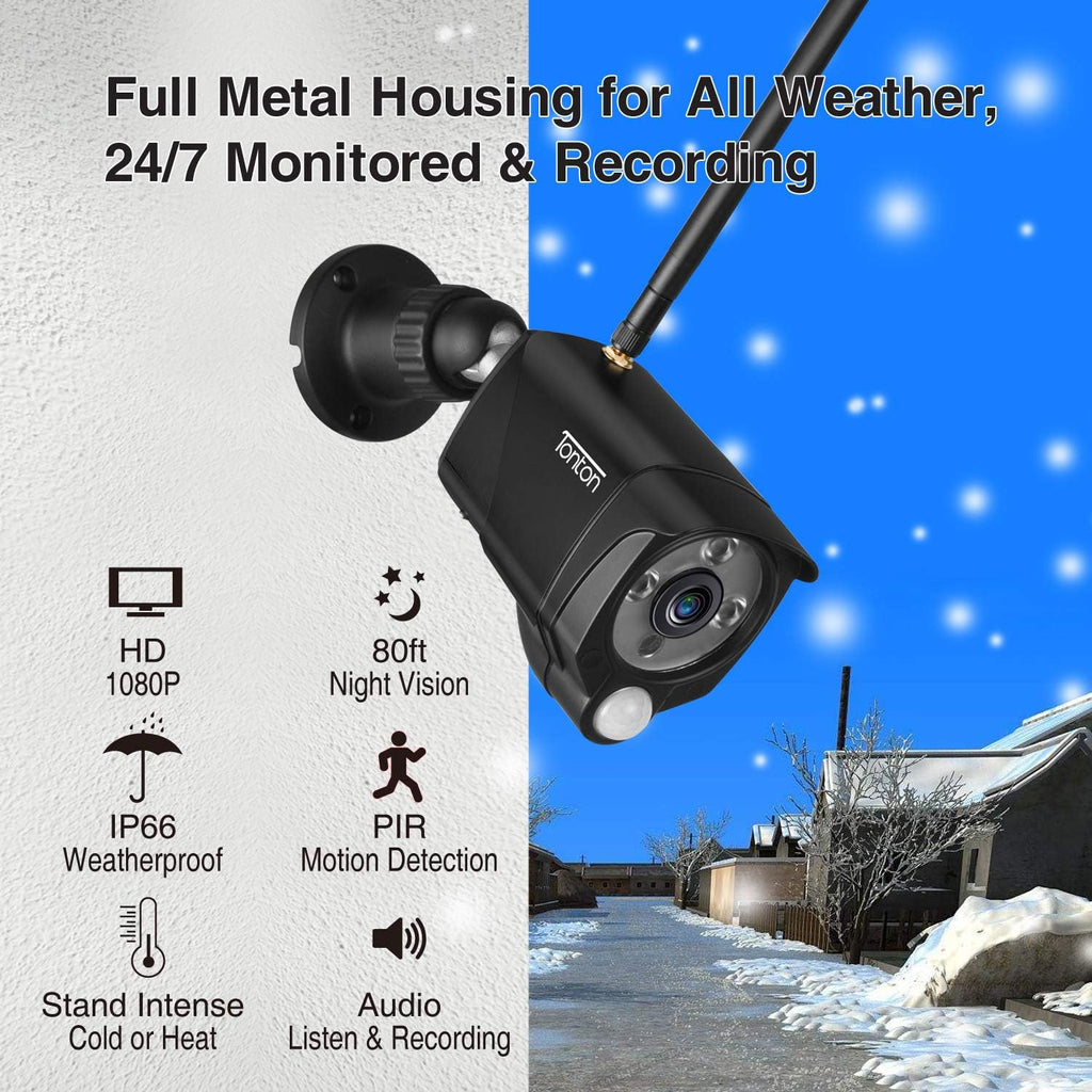 8CH 5MP Wireless Security Camera System with 2TB HDD and 8PCS 3MP Outdoor Bullet Cameras Y90492
