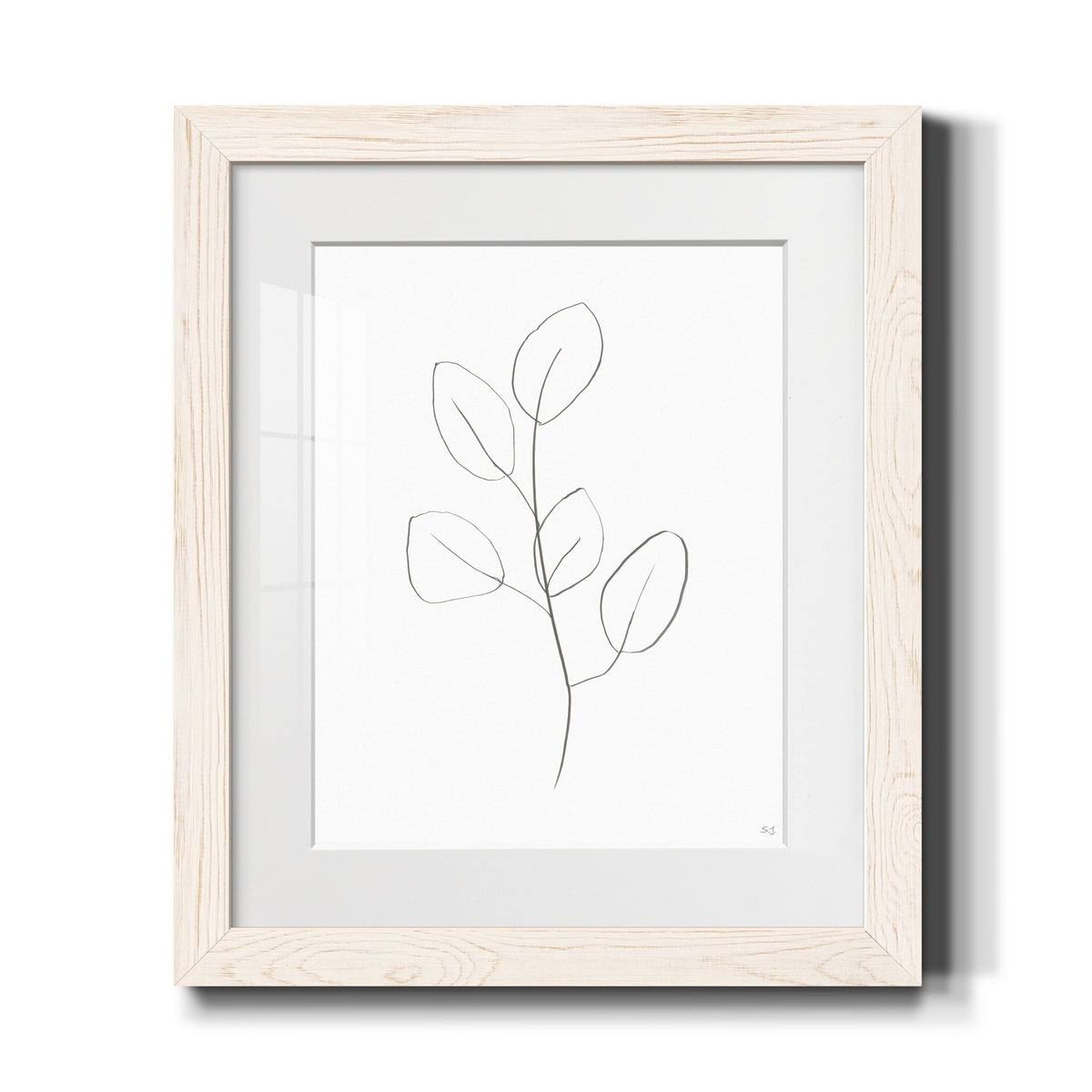 Framed Print 20x24 White M76516