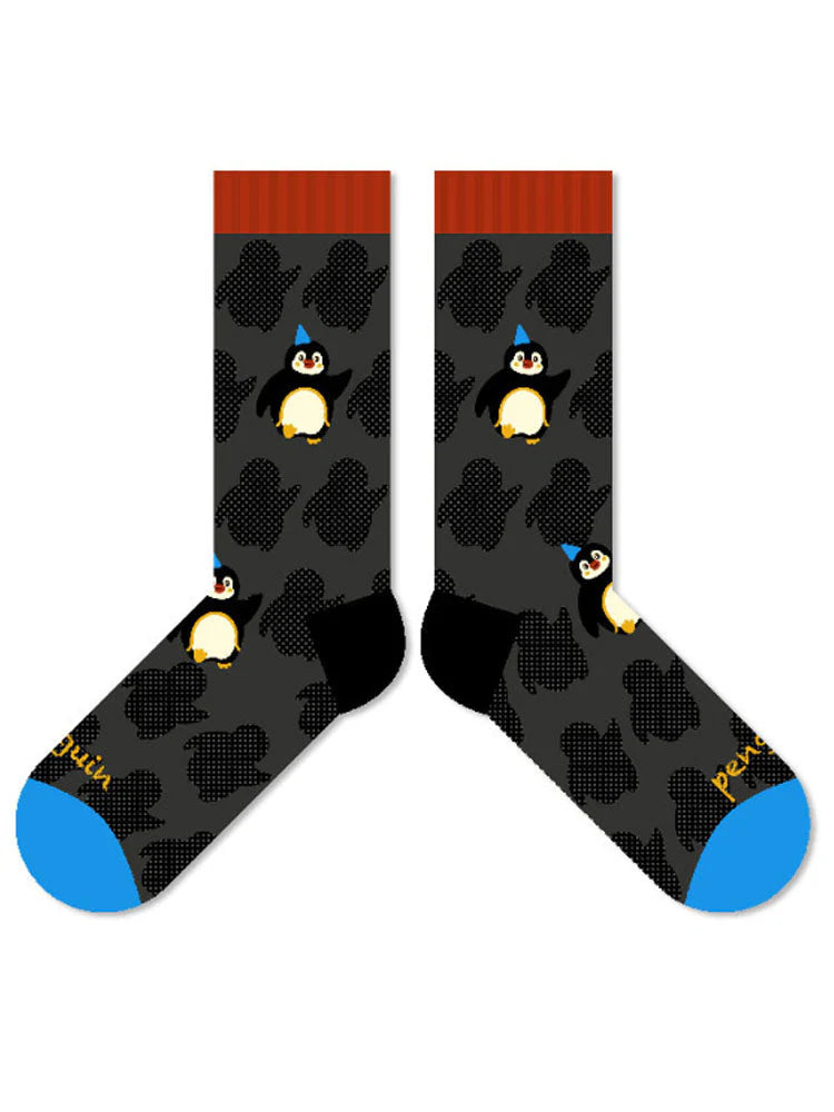 Cute Cartoon Penguin Polka Dot Socks Z434
