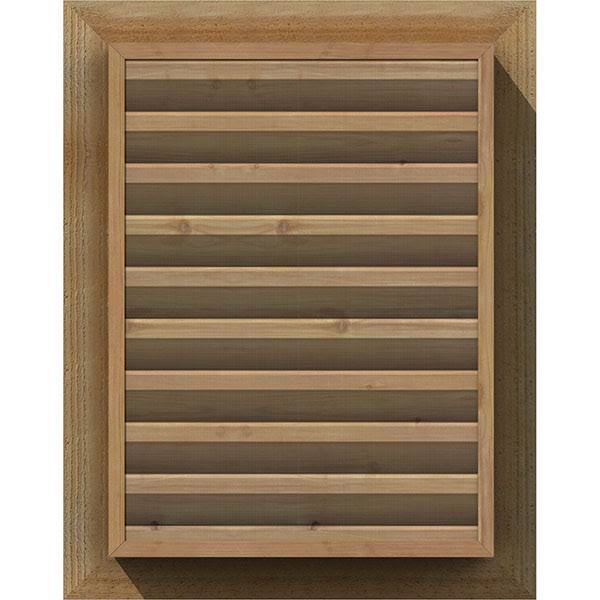Unfinished Functional Rough Vertical Gable Vent P936252