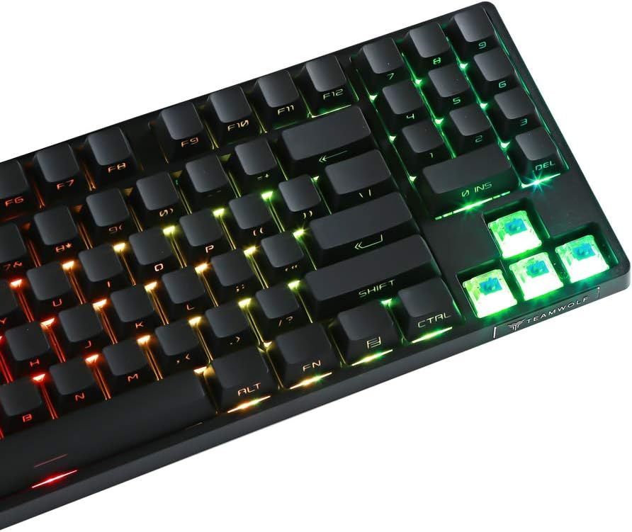 89 Keys Mechanical Gaming Keyboard with Cherry MX Blue Switch E121