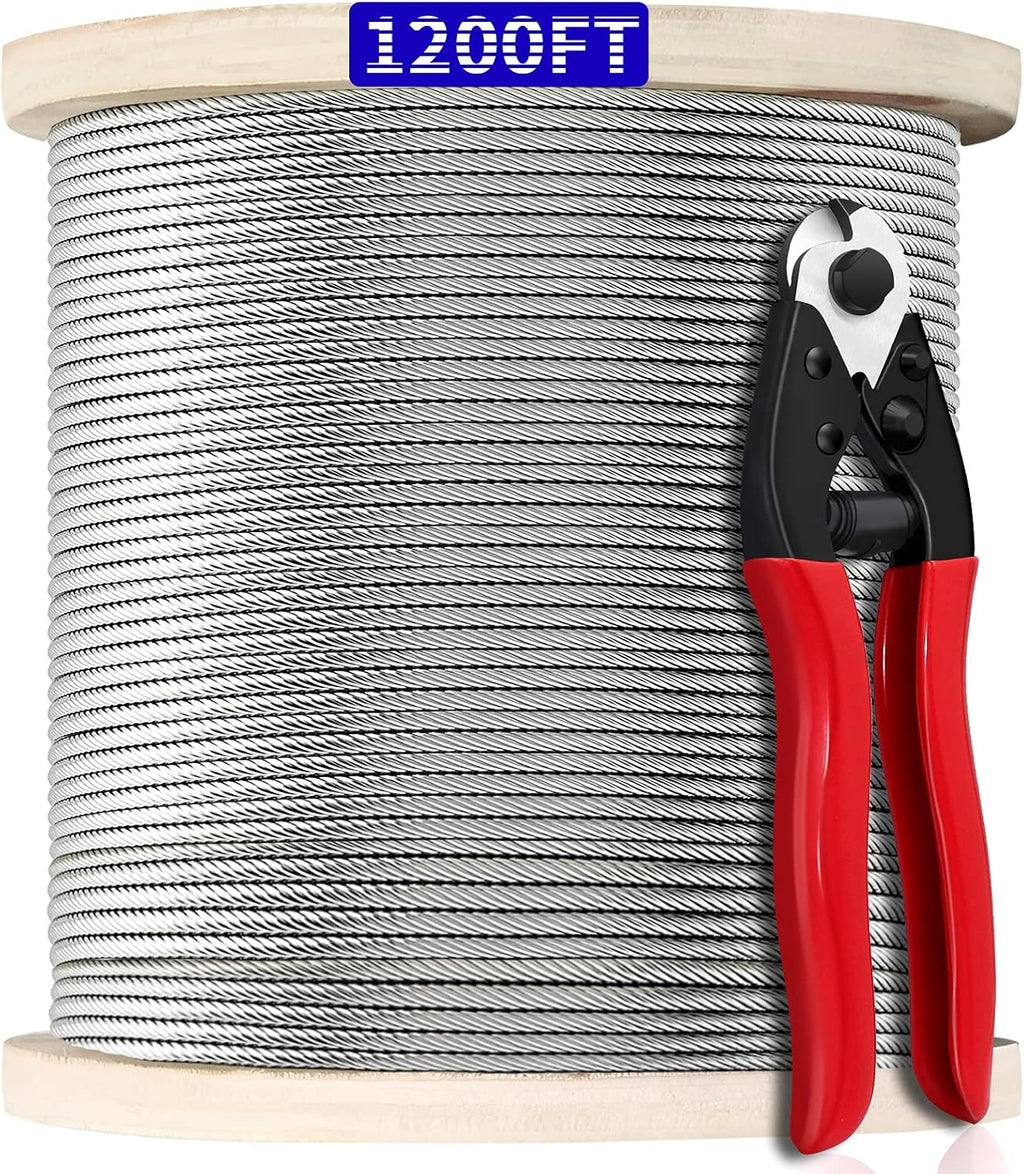 1/8 T316 Stainless Steel Cable 7 x 7 Strands I396700