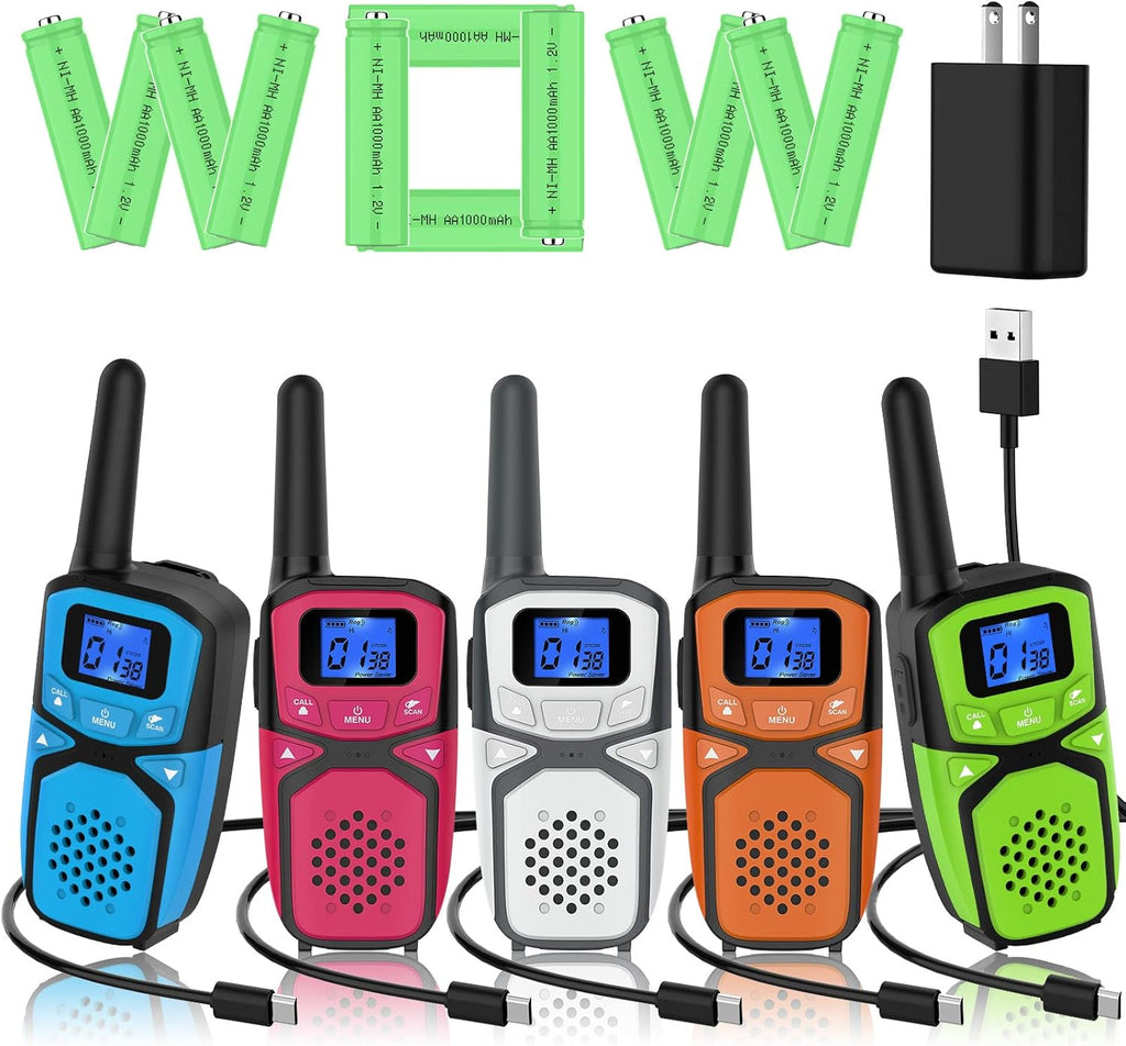 Rechargeable 4 Pack Walkie Talkies I624081