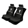 Black Terry Cloth Car Seat Covers A50037