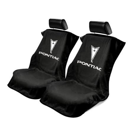 Black Terry Cloth Car Seat Covers A50037