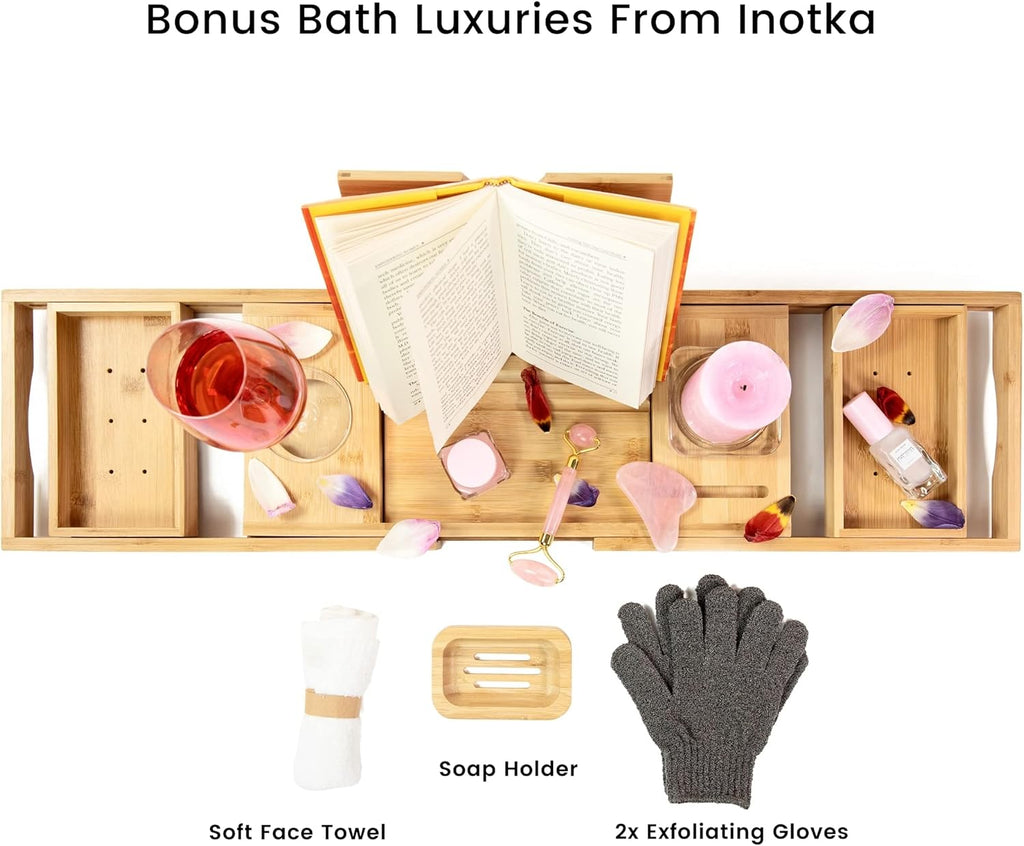 Extendable Bamboo Bathtub Tray B280