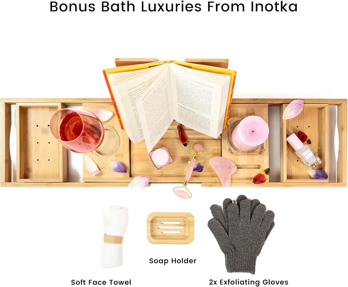 Extendable Bamboo Bathtub Tray B280