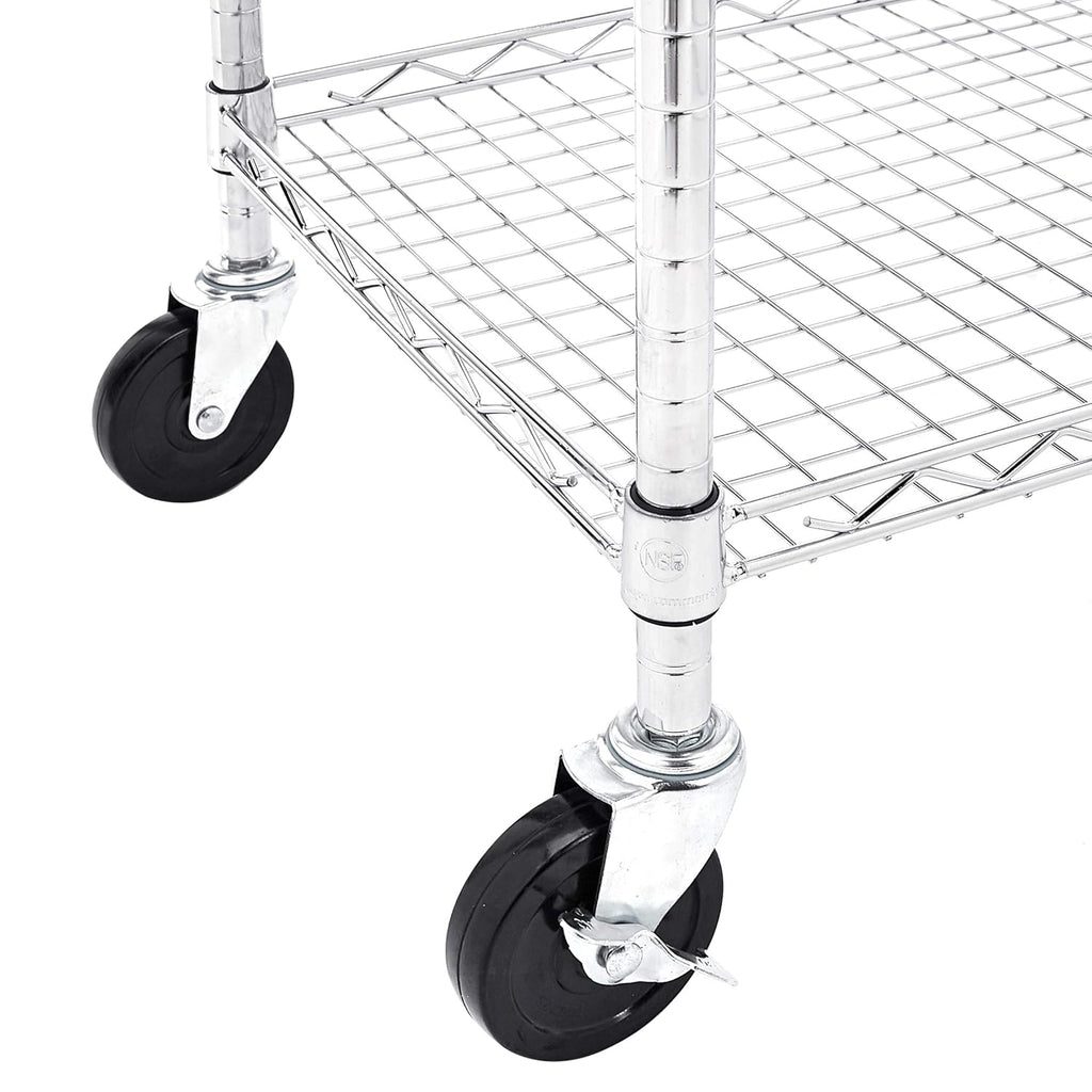 Heavy-Duty 3-Tier Utility Cart V75871