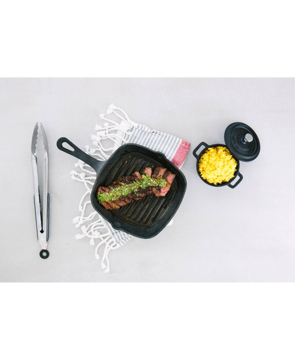 Cast Iron Skillet & Grill Pan 2-pc. Set A474210