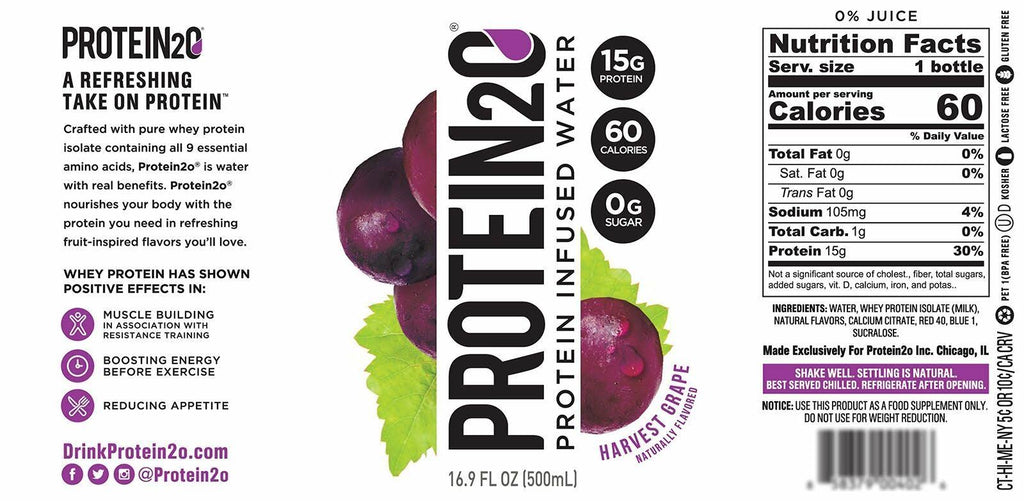 Low Calorie Whey Protein Drink 16.9 oz Pack of 12 U601587