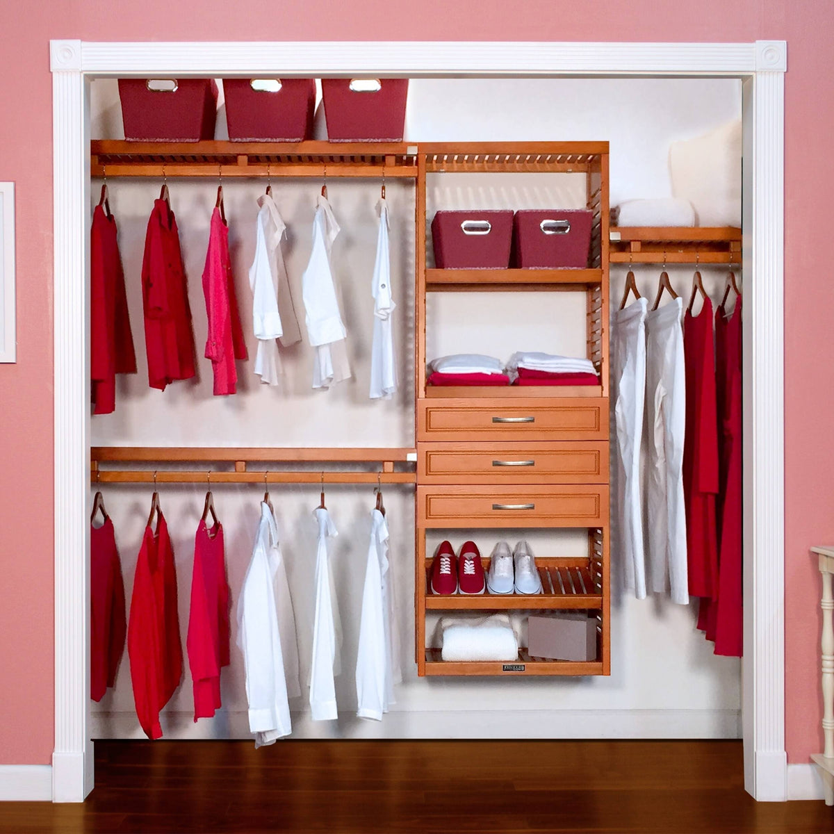 Solid Wood 3-Drawer Organizer I52274