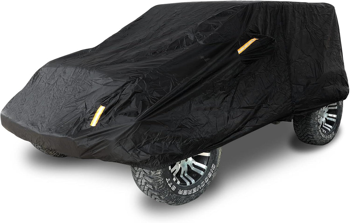 4 Door Full Car Cover with Driver Door Zipper L90829