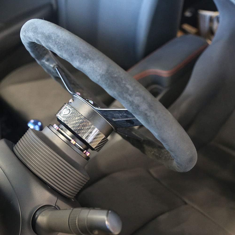 Carbon Fiber Steering Wheel Quick Release Hub Adapter Q40124