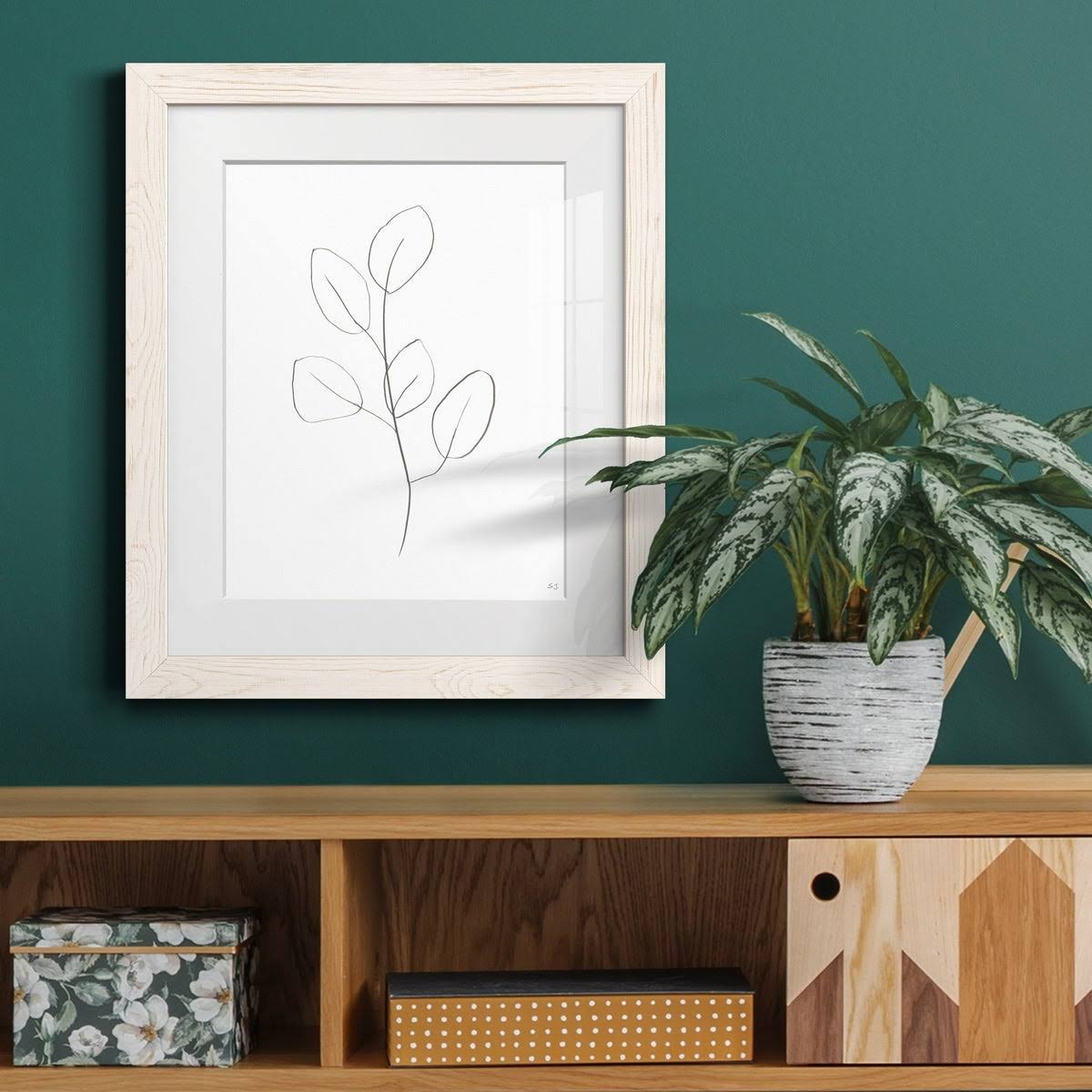Framed Print 20x24 White M76516