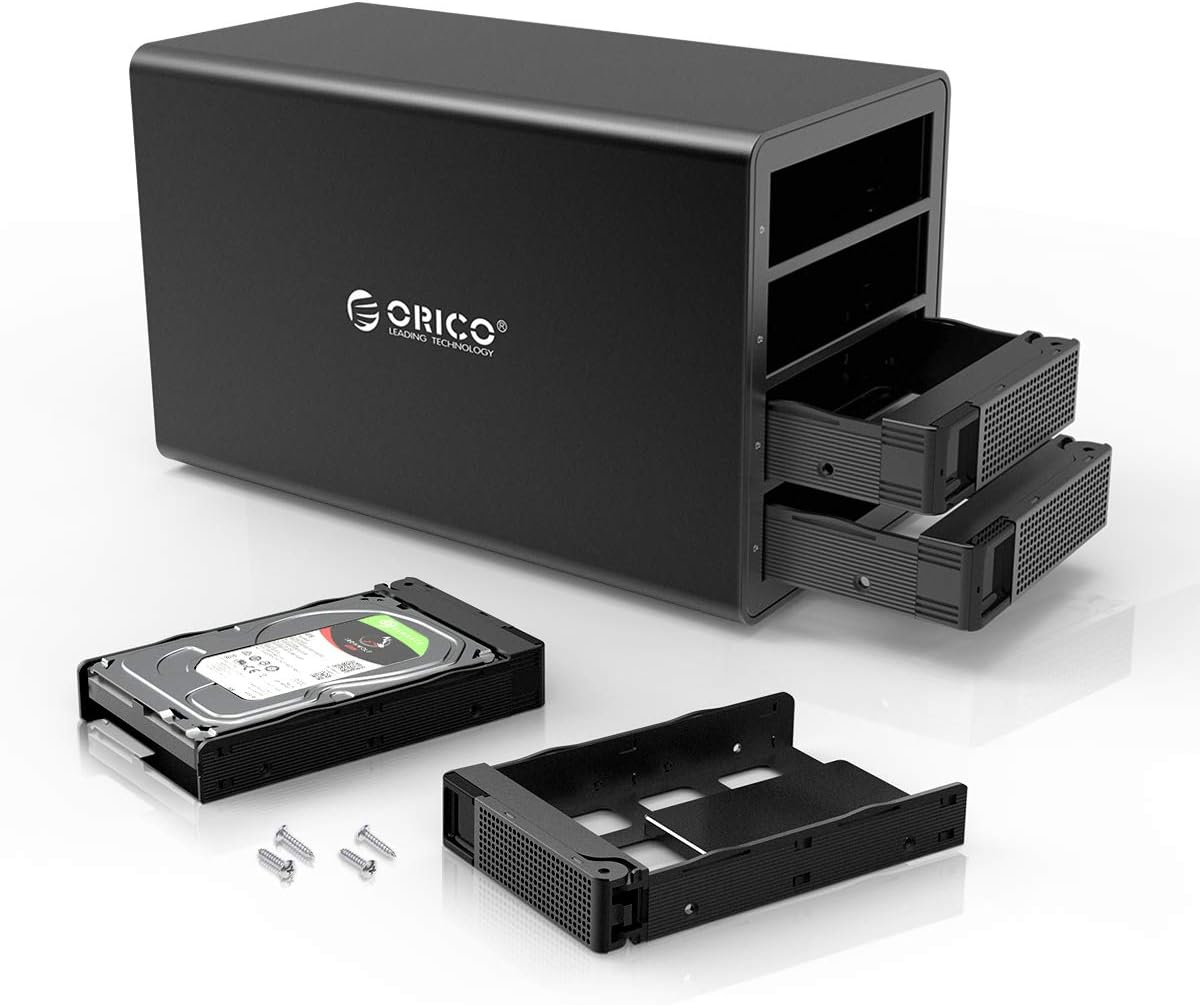 4 Bay HDD SSD Enclosure USB3.1 Gen2 10Gbps Type-C Aluminum Case C810