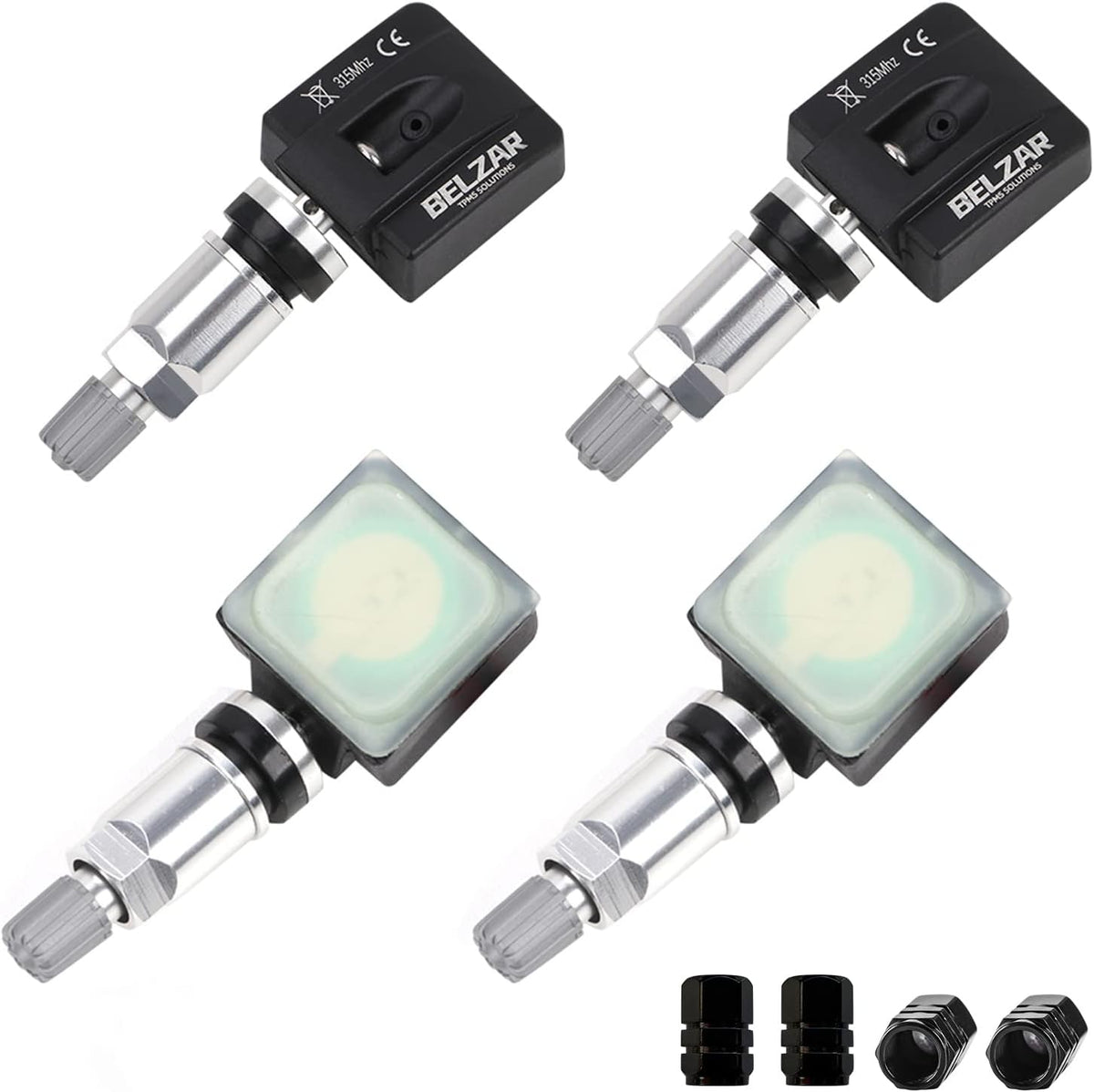 TPMS Tire Pressure Sensors 315MHz Preprogrammed Replacement 4 Pack V924553